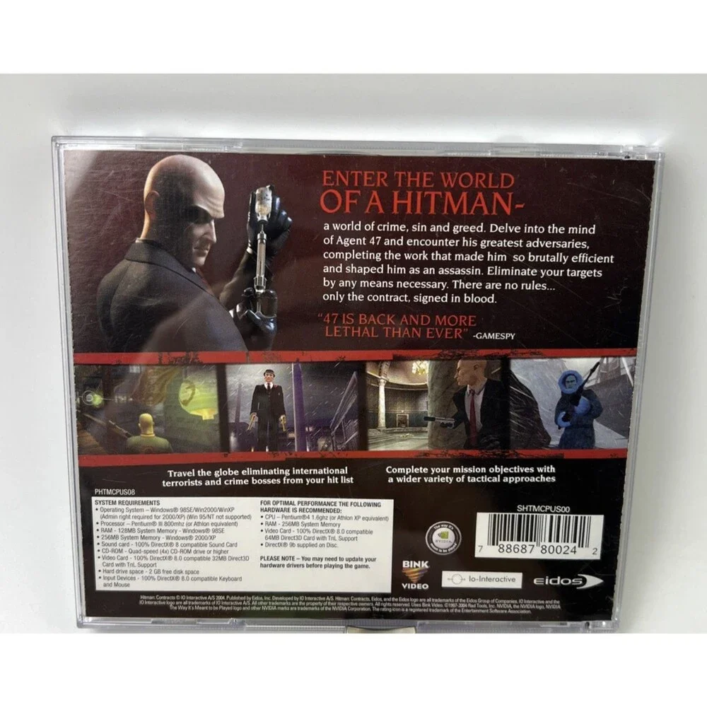 Hitman: Contracts for PC -  2 Disc Rated M